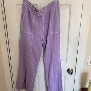 Aerie Lavender Wide Leg Pants